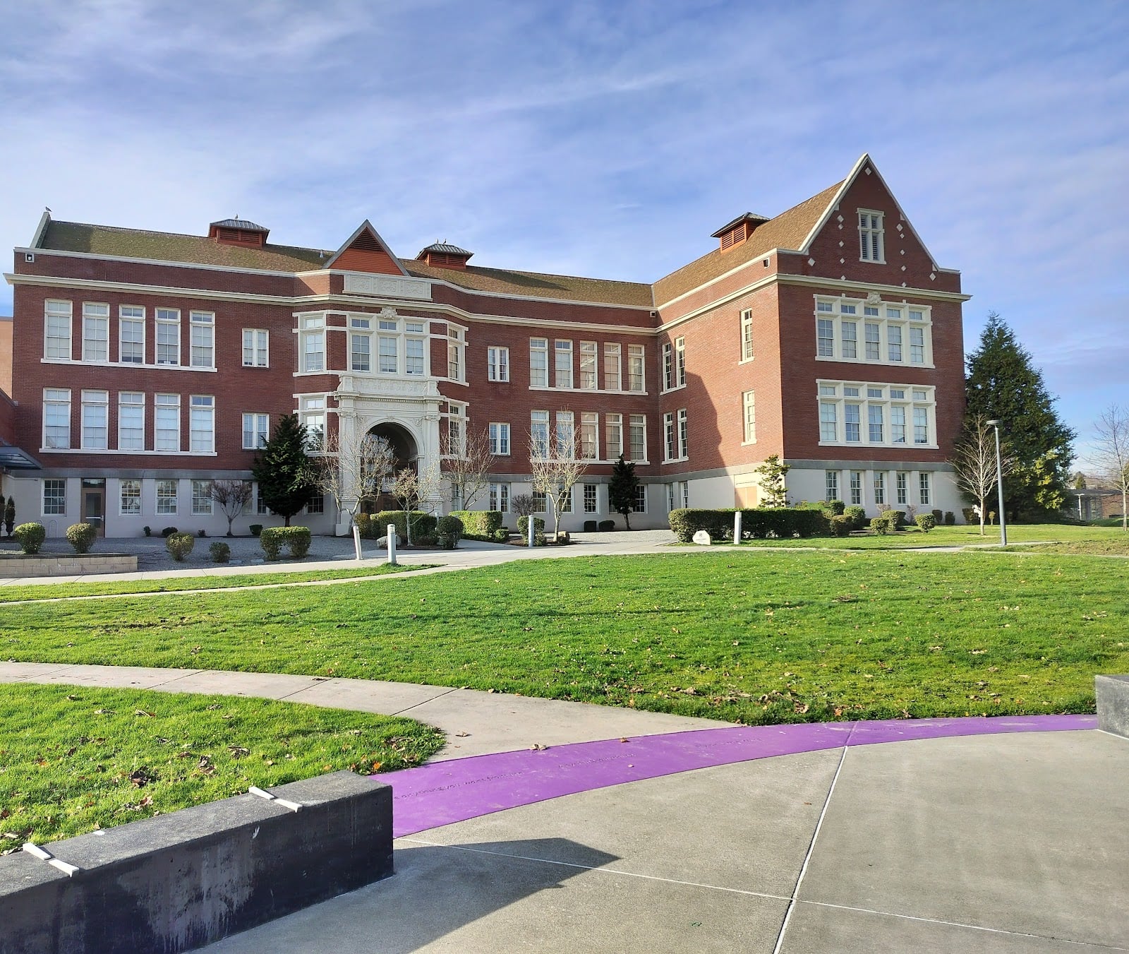 The historic Colman School building in Seattle's Central District, home of the Northwest African American Museum