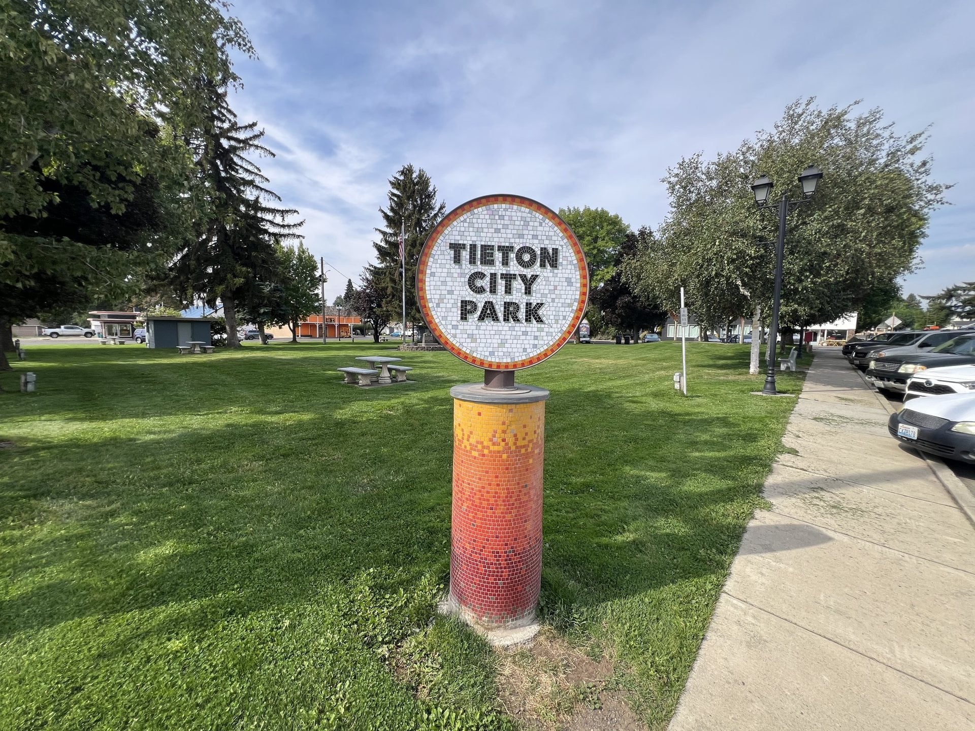 Tieton City Park: The Lawn at the Center of Town